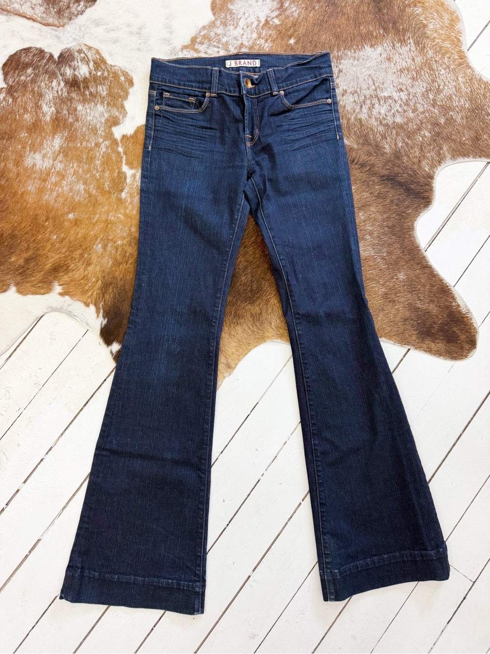 J Brand Indigo Flare Jeans